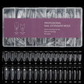 240pcs Mixed False Nail Extension Molds – Oval & Square Tips Nail Extension Molds PRIMED A