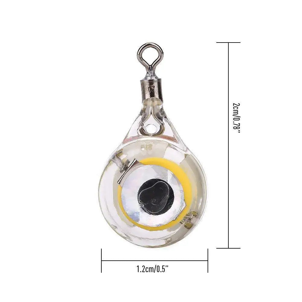 10Pcs LED Underwater Fishing Lure Lights | Eye Shape Night Fishing Lure Light PRIMED