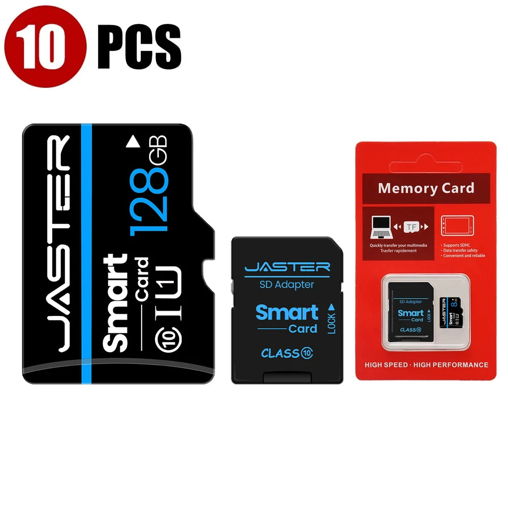 10-Pack Class 10 TF/SD Memory Cards 16GB 32GB 64GB 128GB Flash Memory Card PRIMED 128GB 10PCS CN