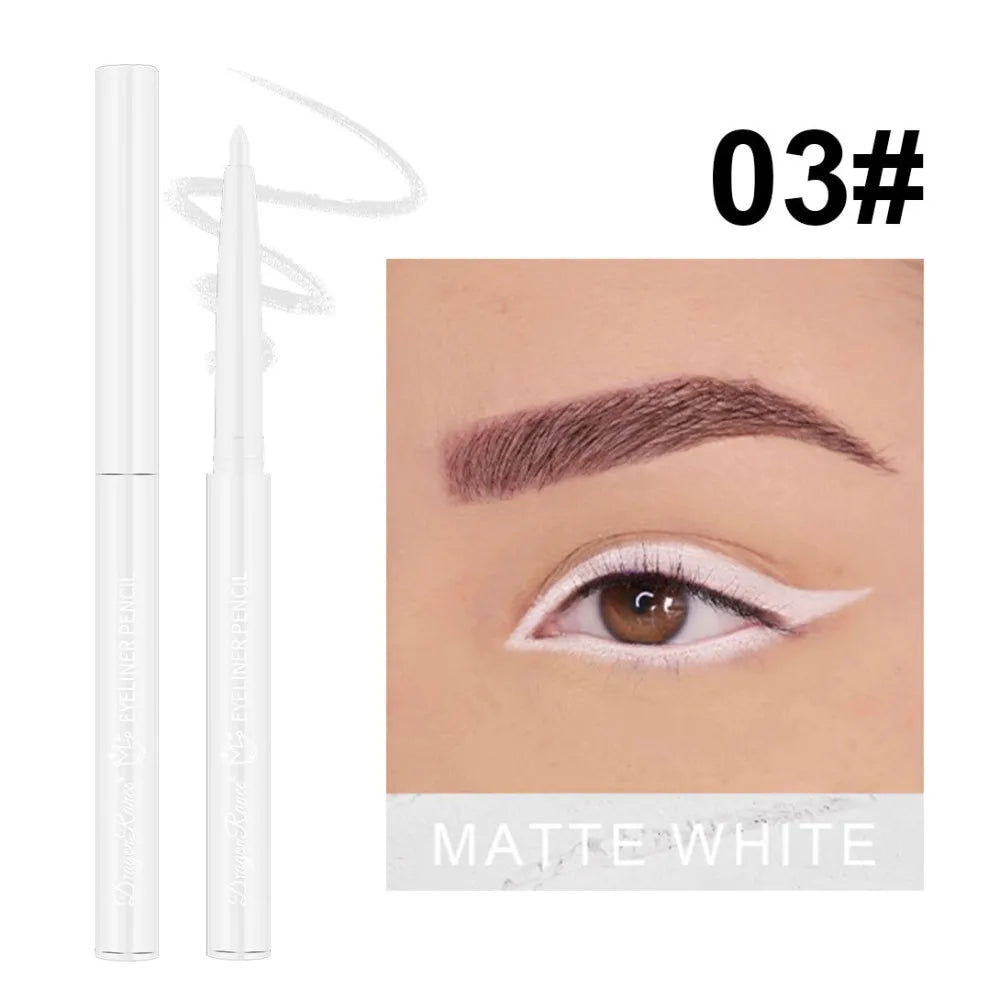 Waterproof Gel Eyeliner Pencil | Matte & Shimmer, 10 Colors