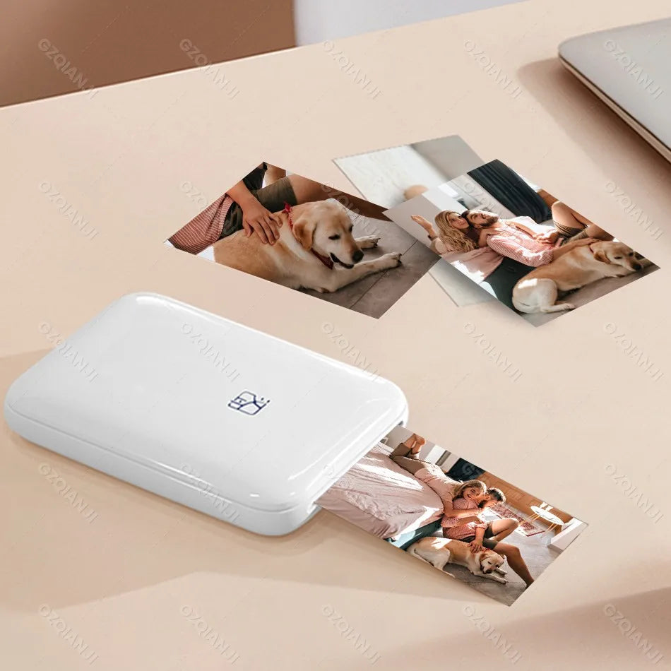 HPRT MT53 Portable Bluetooth Zink Photo Printer 2x3 Inch Pocket Photo Printer PRIMED