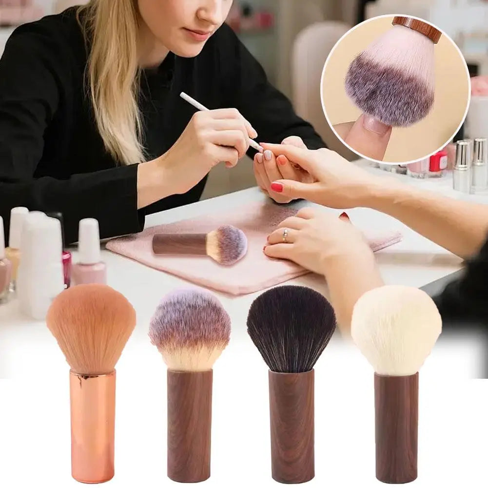 Kabuki Powder Brush – Face Blush, Contour & Nail Dust Tool