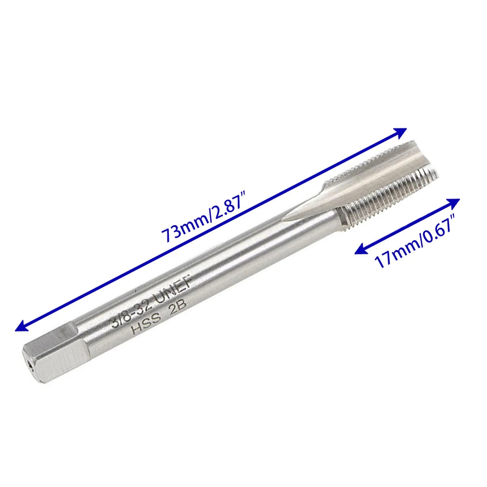 HSS Tap 3/8"-32 UNEF Right-Hand 73mm | Metalworking Thread Tool