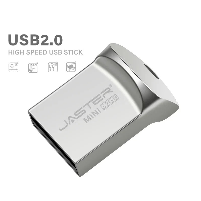 Custom Logo Mini Metal USB Flash Drive 16–128GB | Keychain USB Flash Drive PRIMED
