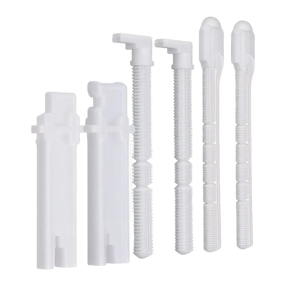 Wall Mounted Toilet Concealed Tank Push Bar Set – White