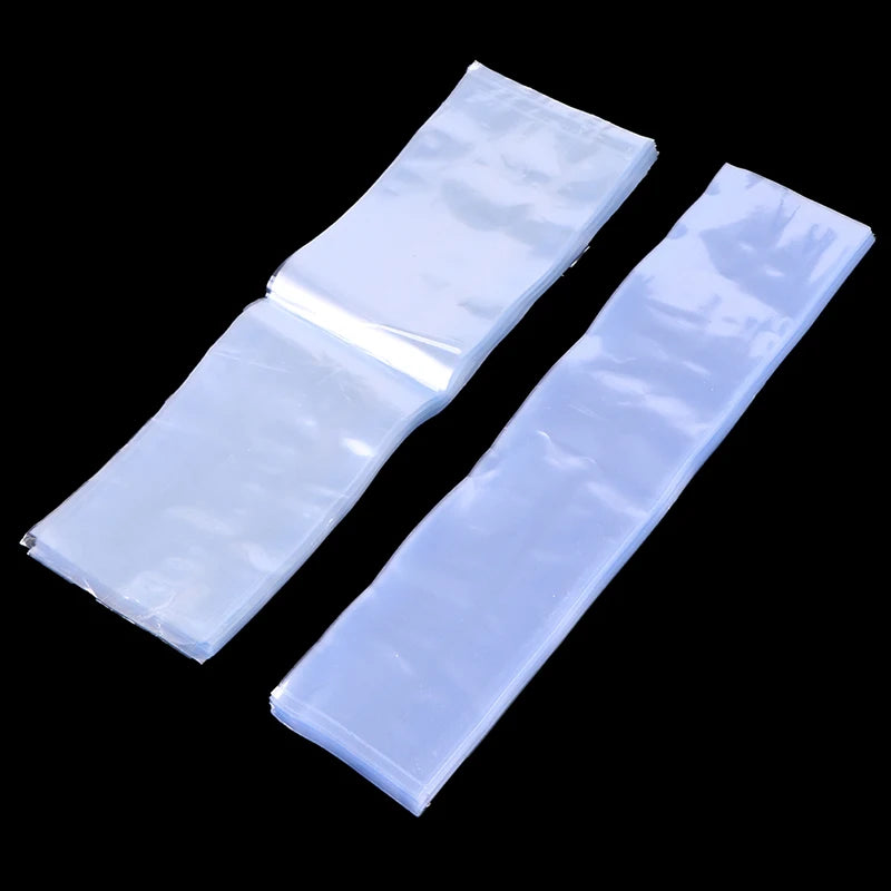 100-Pack Transparent Shrink Film Remote Control Covers PVC Remote Control Cover PRIMED
