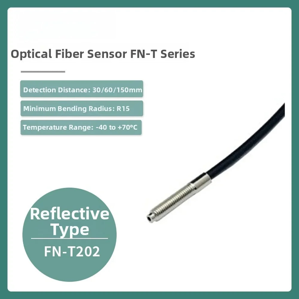 M3 Reflective Fiber Optic Sensor FN-D202 24V NPN PNP Output Fiber Optic Sensor PRIMED China Mainland