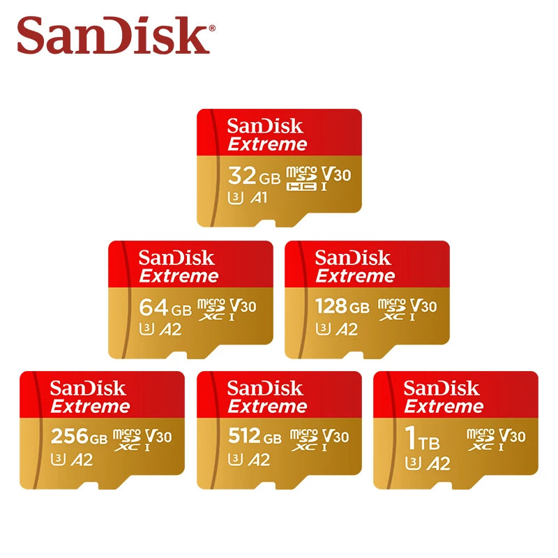SanDisk MicroSD Card 4K V30 U3 A2 – Dash Cam & Drone Use MicroSD Memory Card PRIMED
