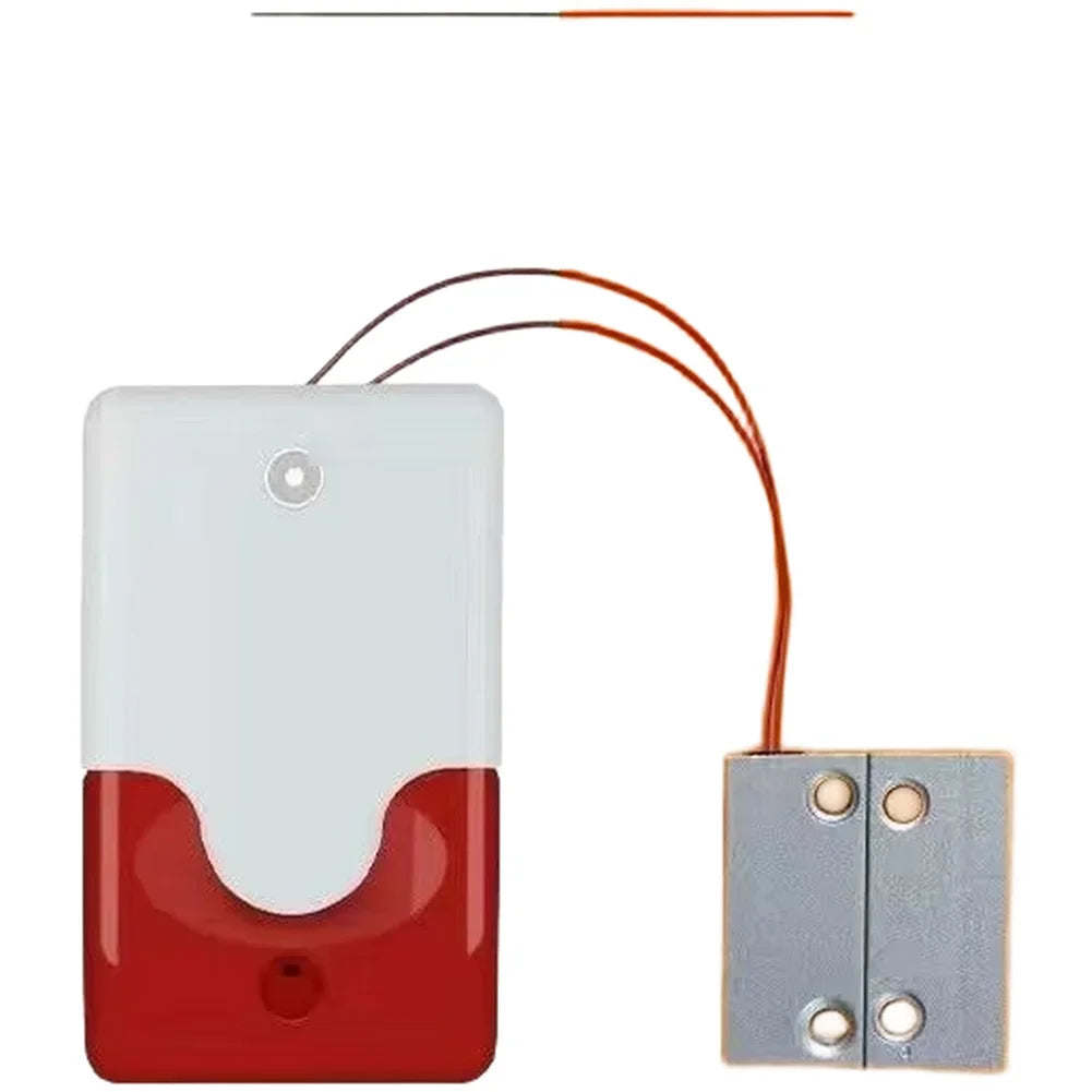 Wired Door Magnetic Alarm 100dB Sound & Light Siren