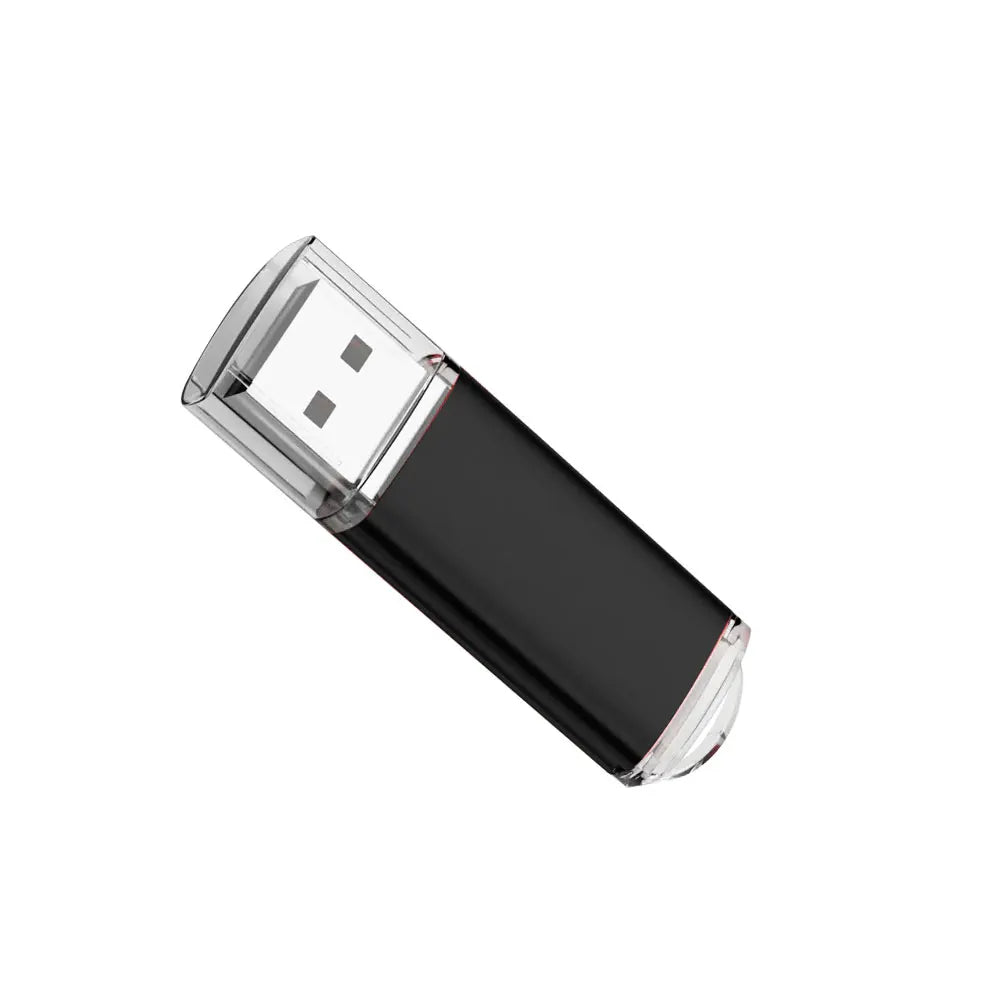 200-Pack Custom Logo Metal USB 2.0 Flash Drives 2GB–64GB USB Flash Drive PRIMED 2GB Black China Mainland