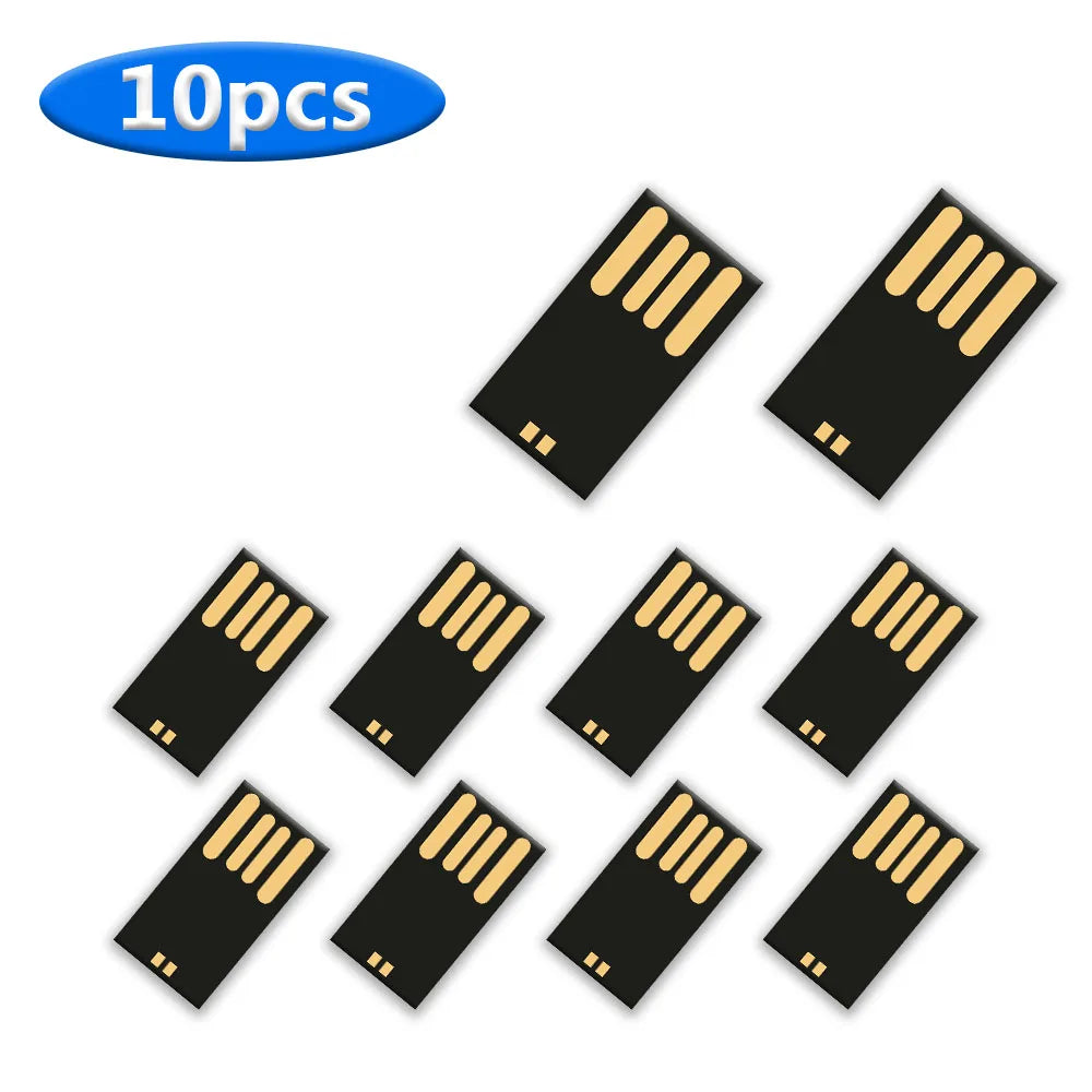USB 2.0 Flash Drives Bulk 2GB–128GB Semi-Finished Pendrives USB Flash Drive PRIMED 64 GB 10pcs China Mainland