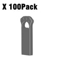100-Pack Metal USB Flash Drives – Custom Logo | 1GB–64GB USB Flash Drive PRIMED 512MBX100pcs Gun USB 2.0