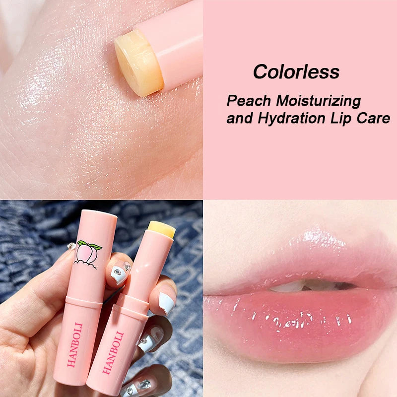 Peach Color-Changing Jelly Lip Balm – Korean Lip Care 3g