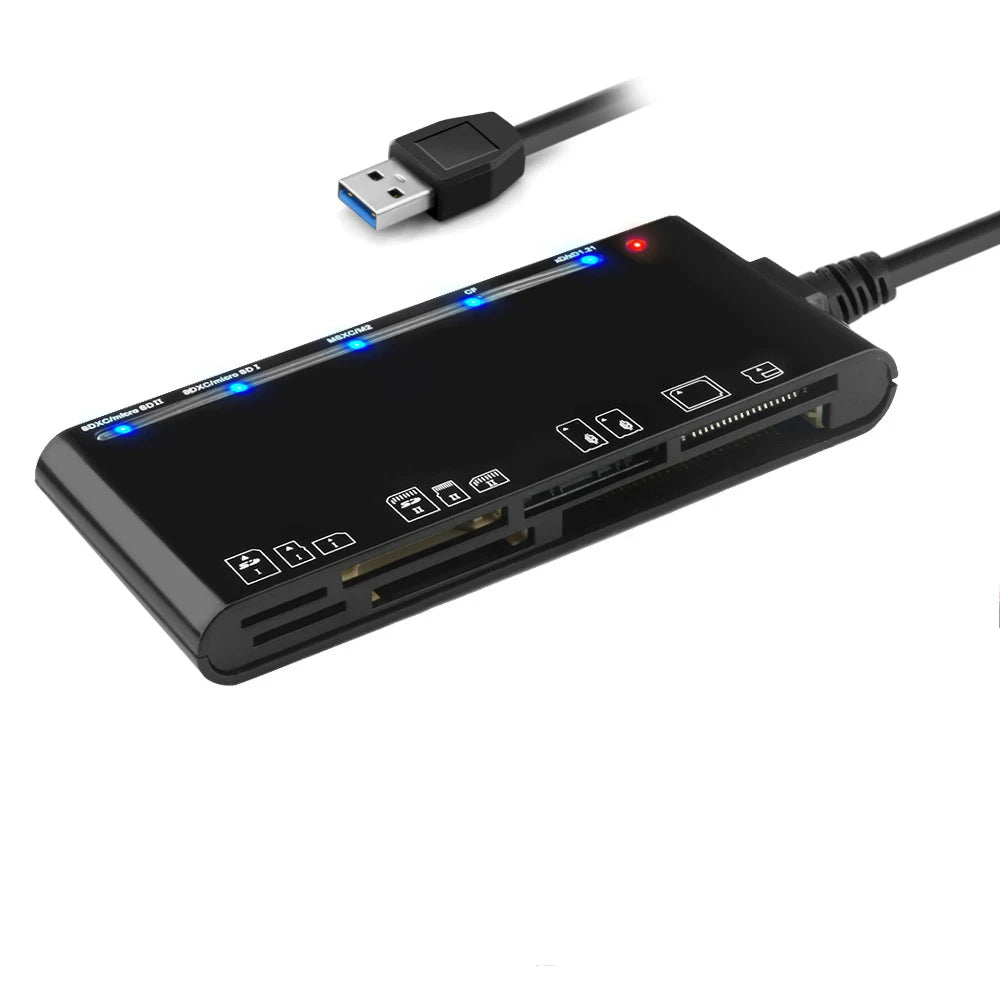 UTHAI CR7 USB 3.0 7-in-1 Card Reader – CF SD TF XD MS USB Card Reader PRIMED