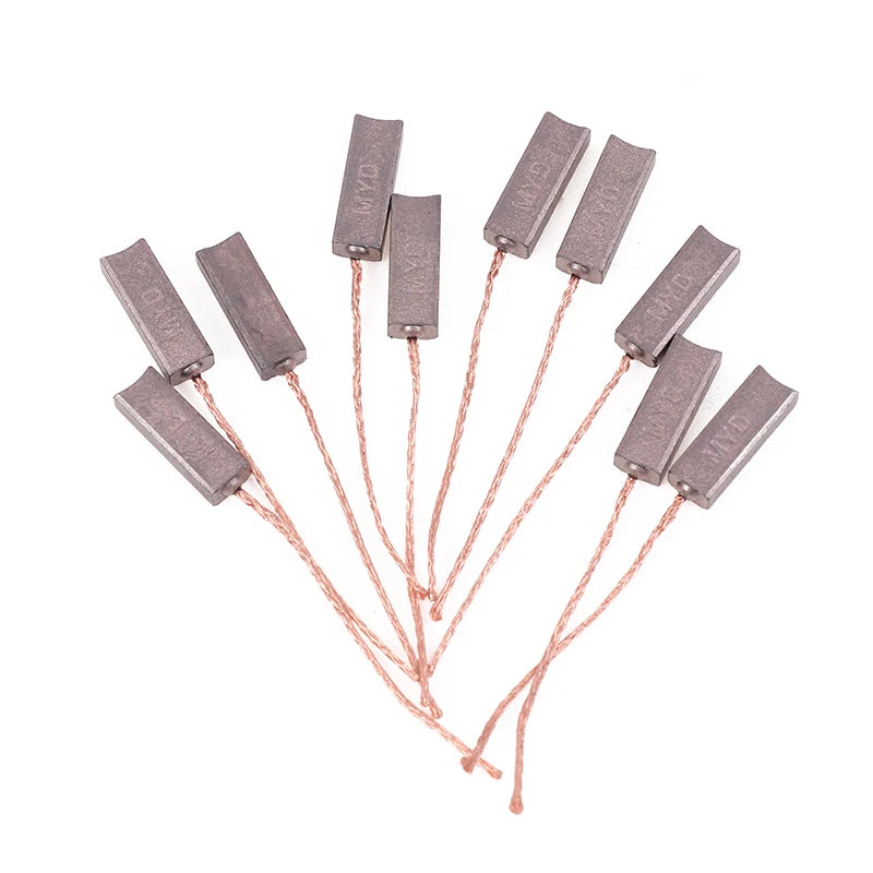10PCS Carbon Brushes BYD Alternator Regulator 4.5×6.5×20mm
