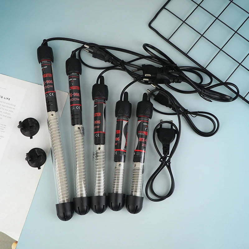 Submersible Glass Aquarium Heater Rod 25–300W | EU Plug Aquarium Heater Rod PRIMED