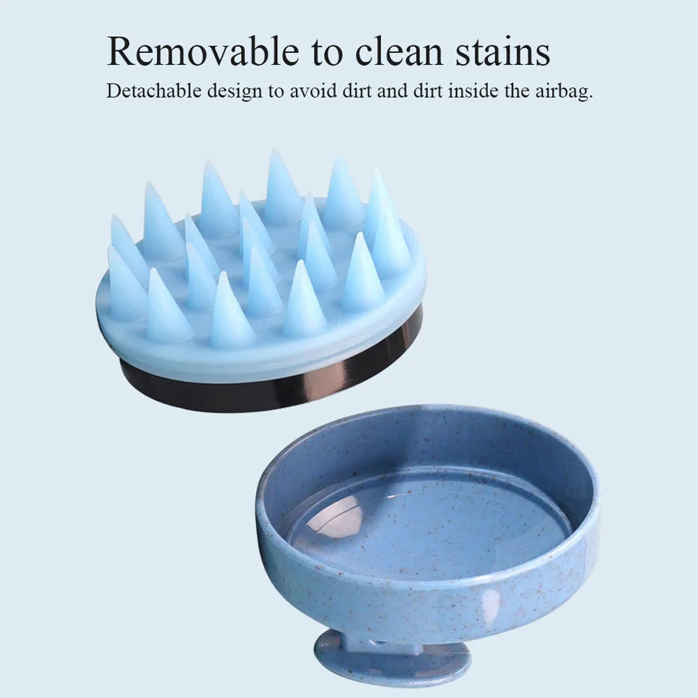Silicone Scalp Massage Shampoo Brush | Hair Washing Comb Scalp Massage Brush PRIMED