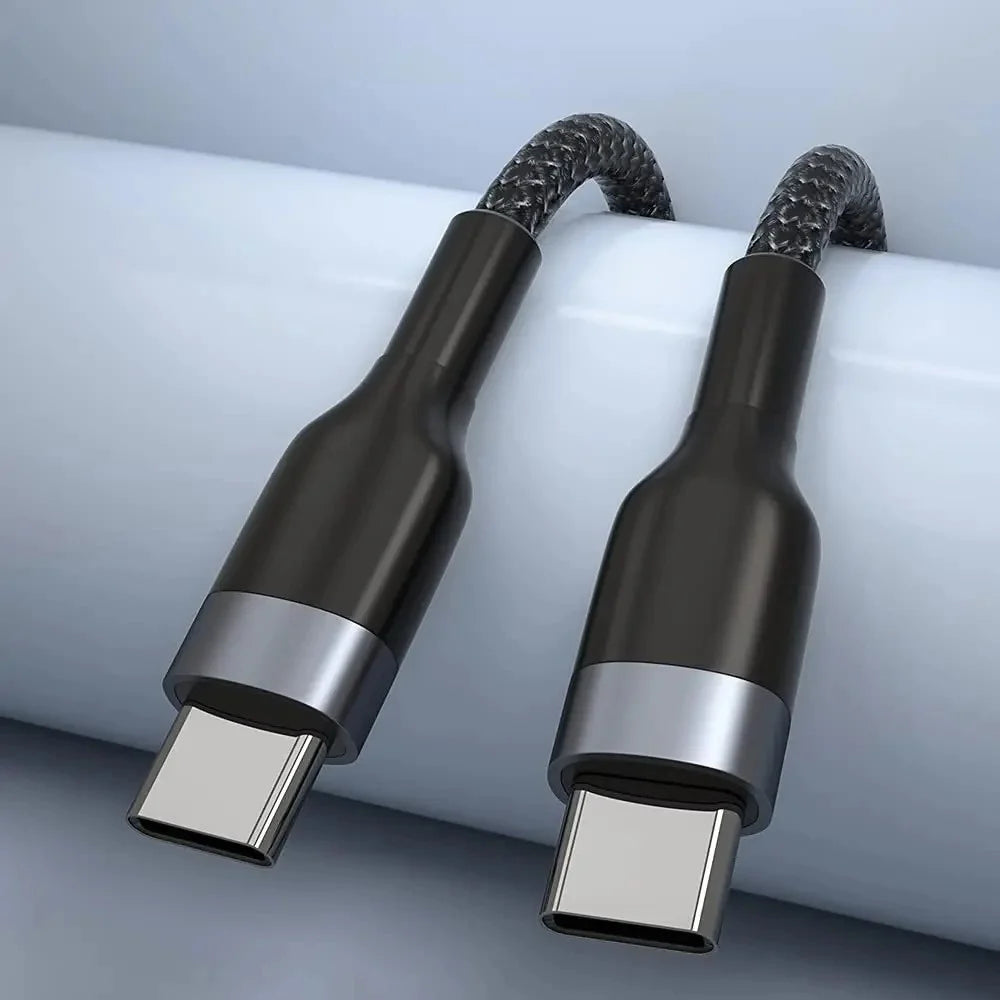 USB-C to USB-C 60W PD Fast Charging Cable – 25cm Short USB-C Charging Cable PRIMED