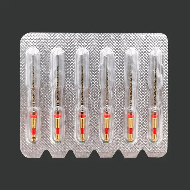 Wave Gold NiTi Rotary Endodontic Files 6pcs | Large Primary