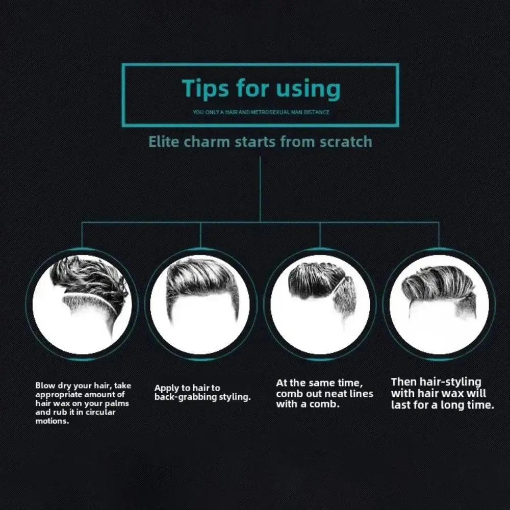 Wide Tooth Double-Sided Men's Barber Comb | Wood Hair Styling