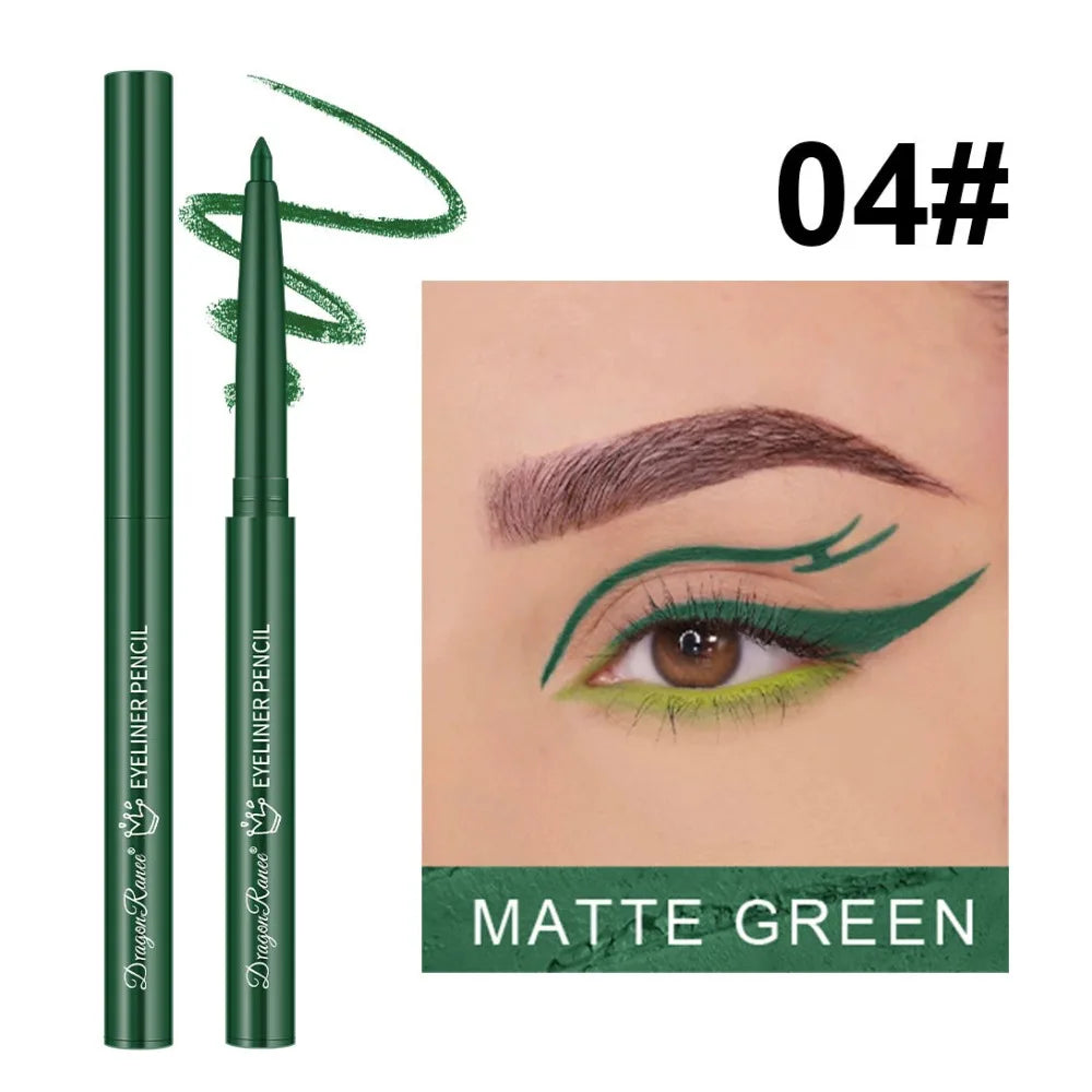 Waterproof Gel Eyeliner Pencil | Matte & Shimmer, 10 Colors