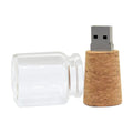 Glass Drift Bottle USB Flash Drive Wooden Cork 16GB 32GB 64GB USB Flash Drive PRIMED 32 GB No box