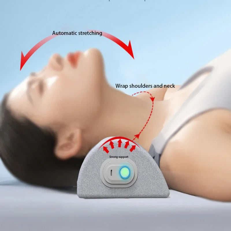 YUKUI Vibrating Neck Massage Pillow | Memory Foam, Washable
