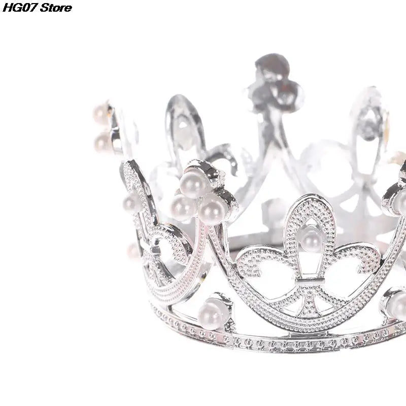 Mini Crown Cake Topper – Princess Tiara Birthday Decoration