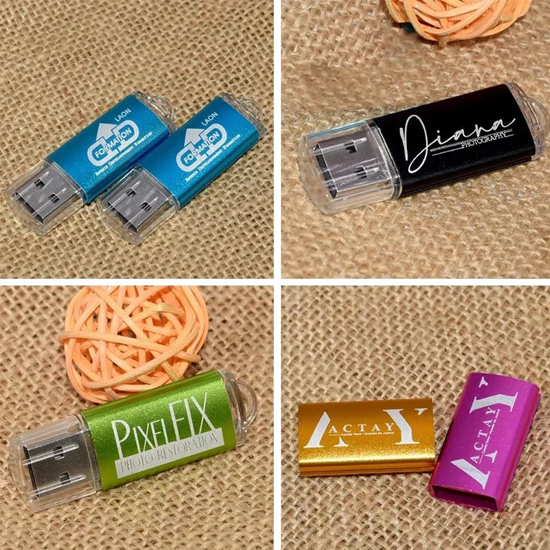 JASTER Metal USB 2.0 Flash Drive – 4GB to 128GB USB Flash Drive PRIMED
