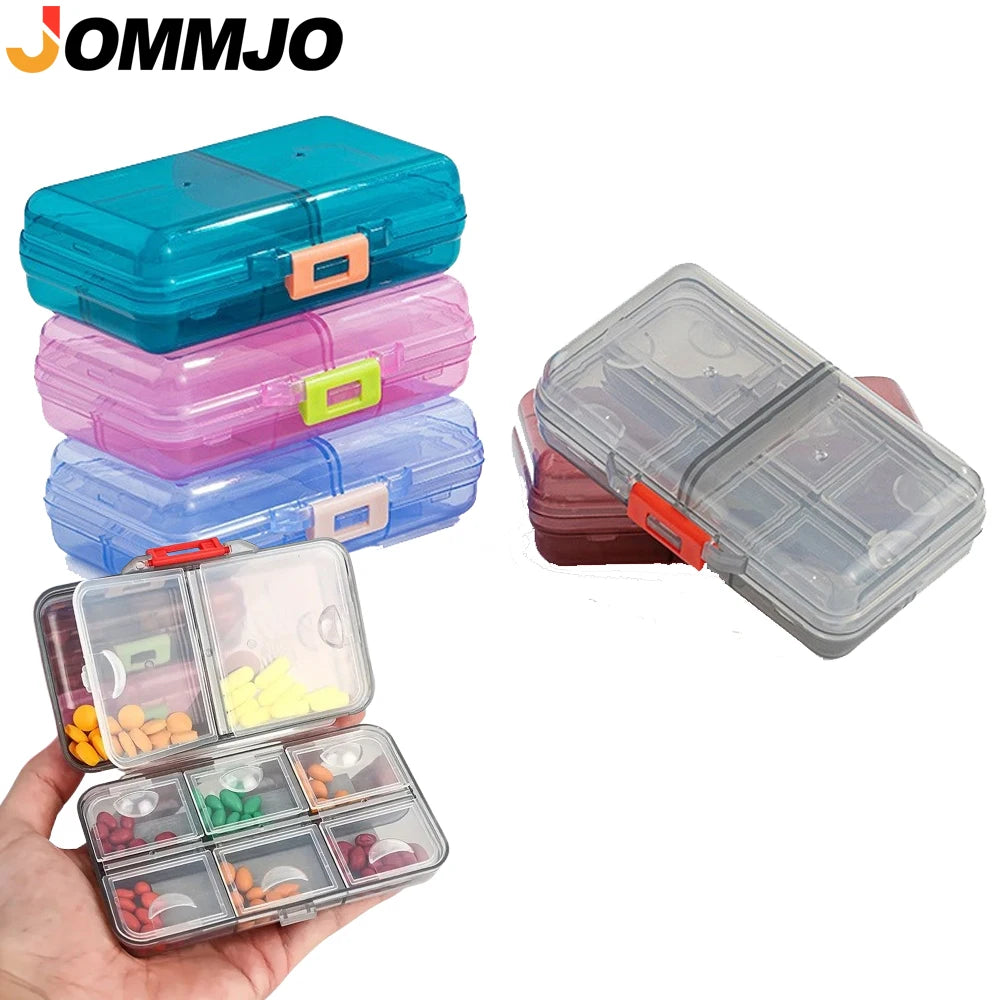 Weekly Pill Organizer 7/8 Compartments – Airtight Travel Pill Box