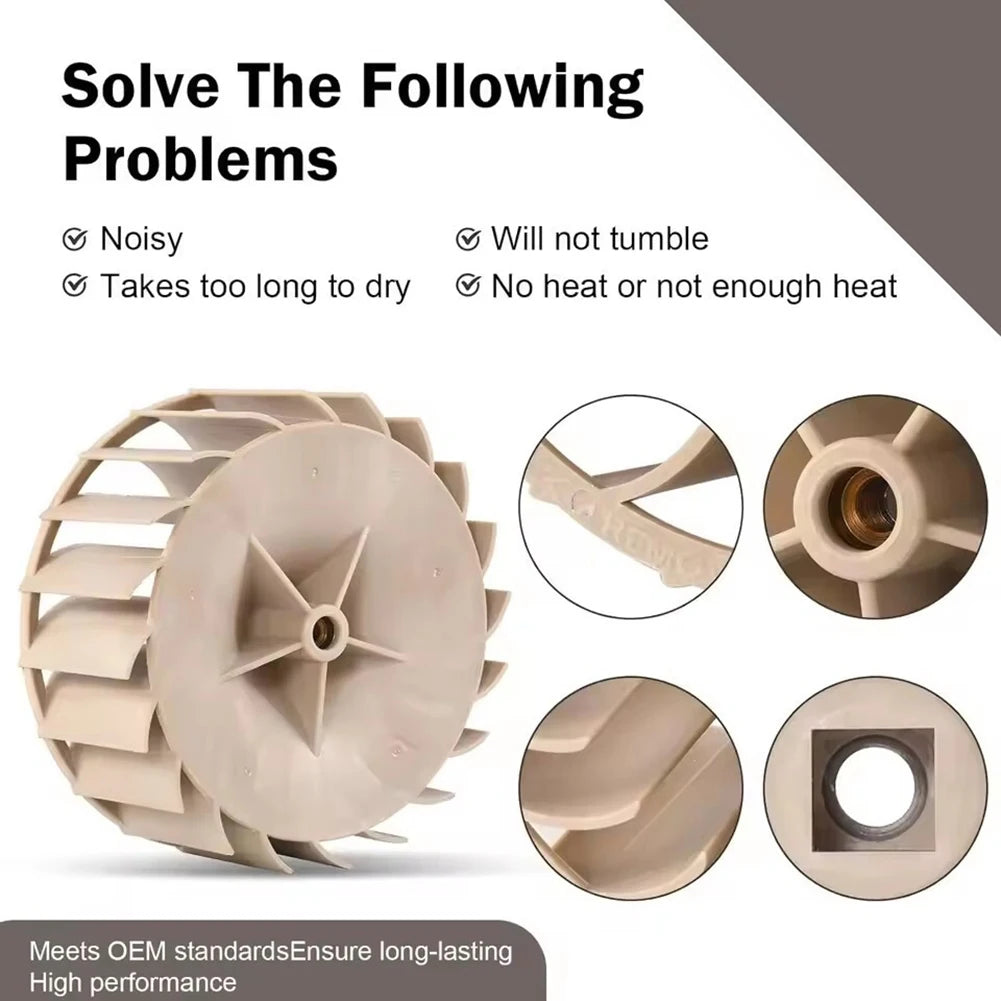 WP697772 Dryer Blower Wheel – PS384381, AP6010627 Replacement