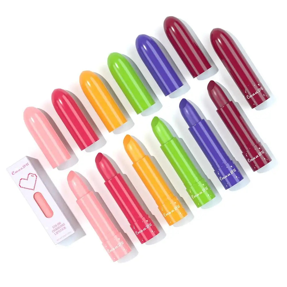 CmaaDu 6-Color Changing Tinted Lip Balm – Waterproof & Nourishing Tinted Lip Balm PRIMED
