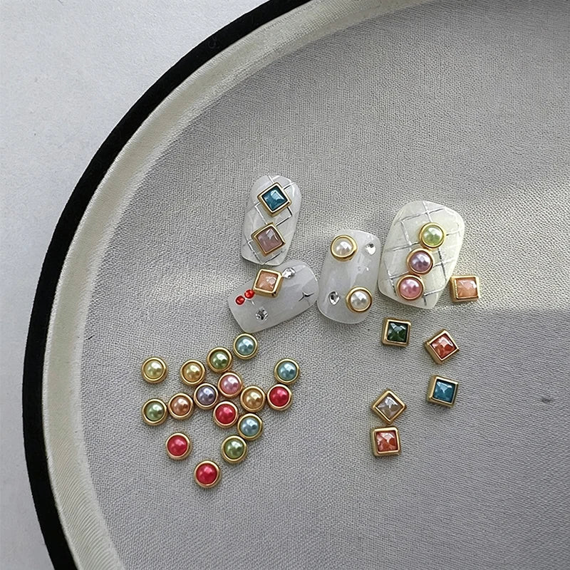 3D Gemstone Nail Art Rhinestones – Pearls, Zircon & Diamonds Nail Art Rhinestones PRIMED