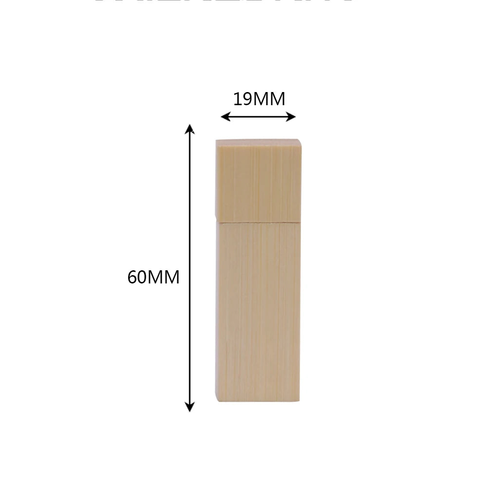Custom Logo Wooden USB Flash Drive 8GB–64GB | Bulk Gift Custom USB Flash Drive PRIMED