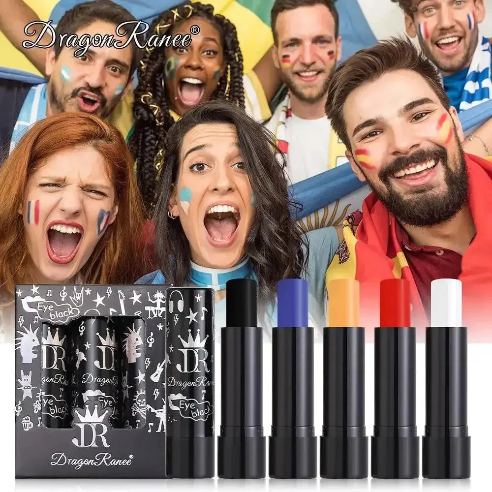 Dragon Ranee Halloween Matte Lipstick Set – 3pc Face Paint Kit Halloween Makeup Set PRIMED