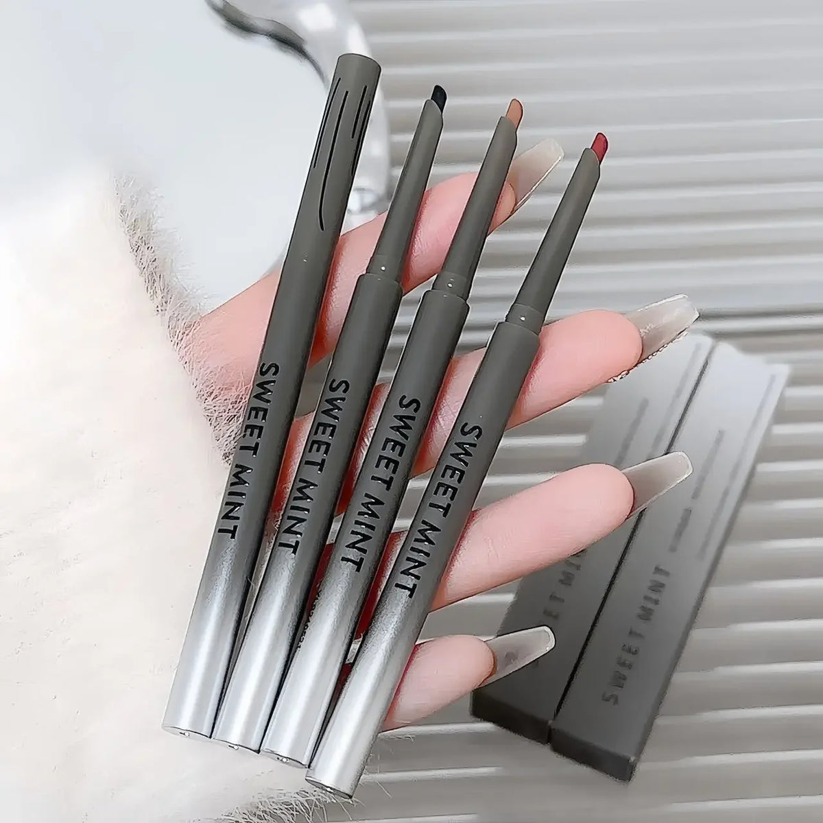 Matte Wine Red Waterproof Eyeliner Pencil | SWEET MINT Eyeliner Pencil PRIMED