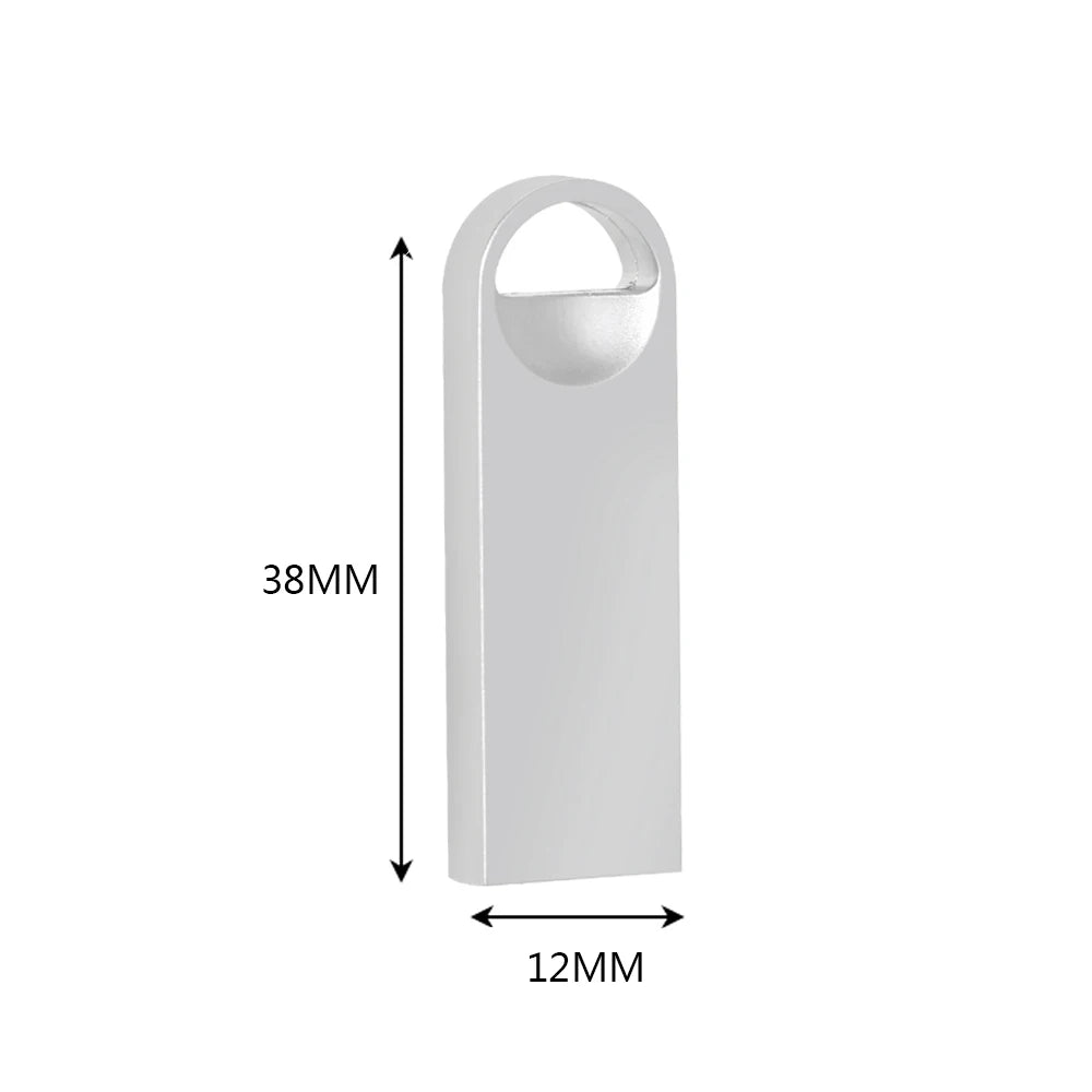 50-Pack Metal USB 2.0 Flash Drives | Custom Logo Engraved USB Flash Drive PRIMED
