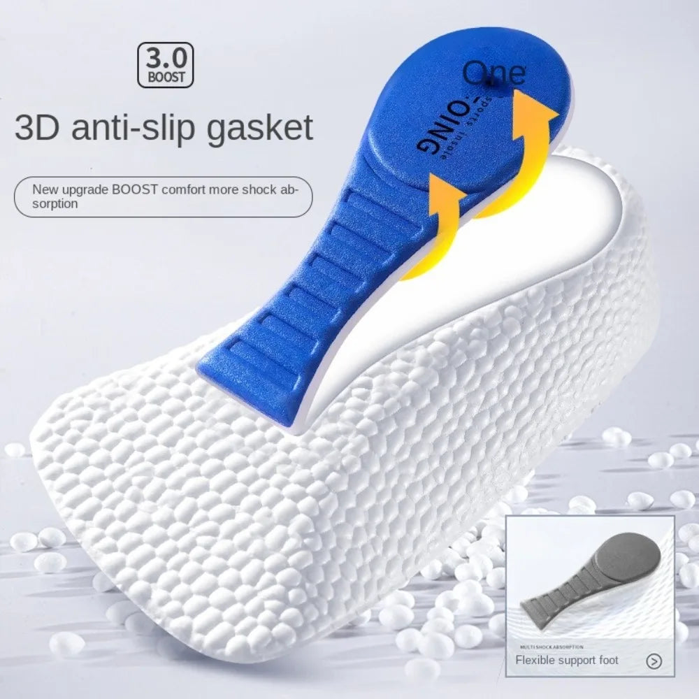 Memory Foam Height Increase Insoles – Arch Support 1.5–3.5cm Shoe Insoles PRIMED