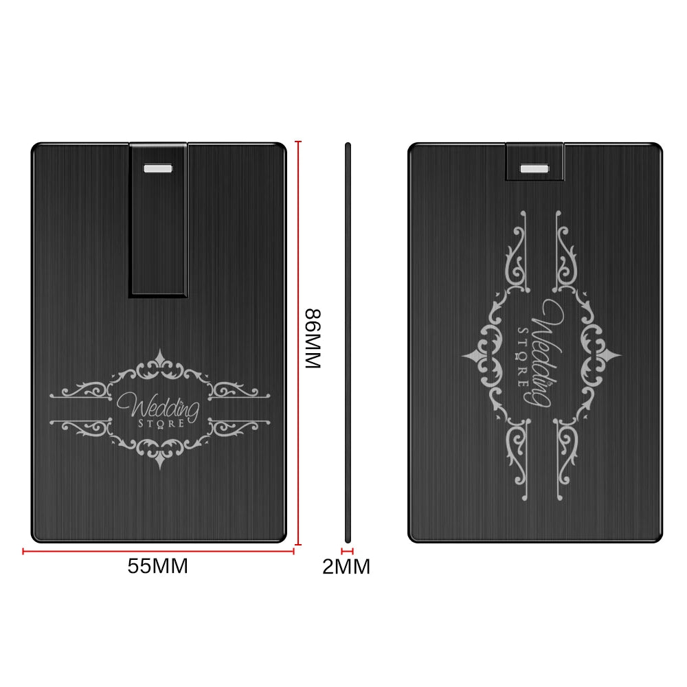 Custom Logo Credit Card USB Flash Drive 4GB–128GB | JASTER USB Flash Drive PRIMED