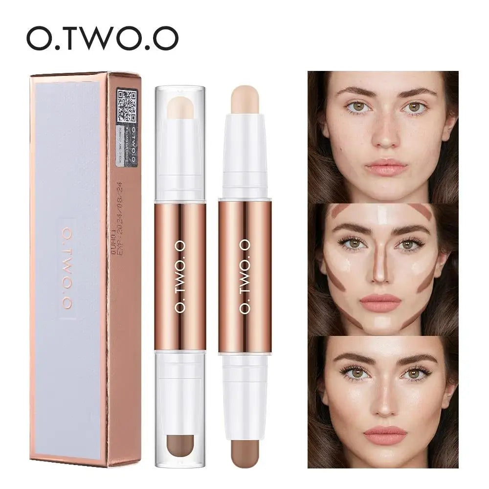 O.TWO.O Double-Ended Concealer & Highlighter Contour Stick