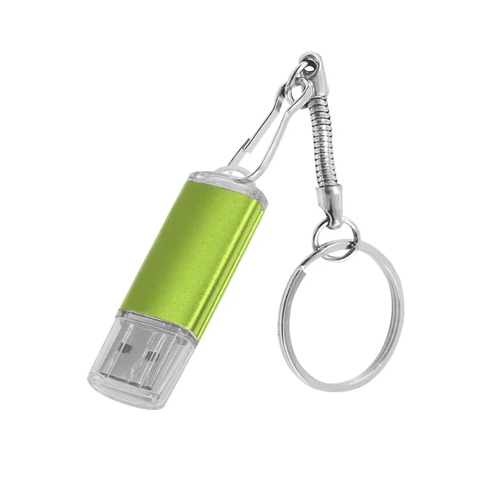 50-Pack Custom Logo USB Flash Drives 2.0 + Key Chain – 9 Colors Custom Logo USB Drive PRIMED