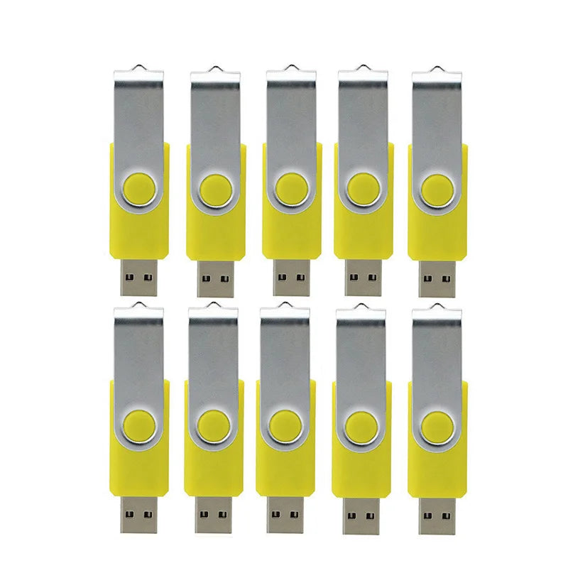 10 Pcs Custom Logo USB Flash Drives 4GB–64GB | Bulk Pen Drives USB Flash Drives PRIMED
