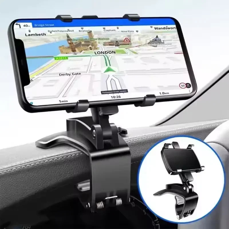 Universal Car Dashboard Phone Holder – Clip Mount GPS Stand Car Phone Mount PRIMED