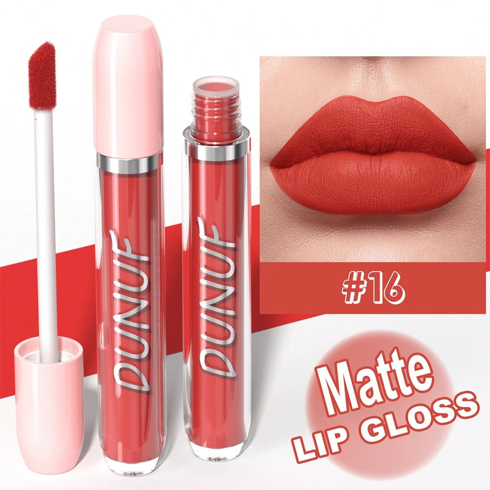 Velvet Matte Liquid Lip Gloss 25 Colors – Waterproof & Long-Lasting Liquid Lip Gloss PRIMED