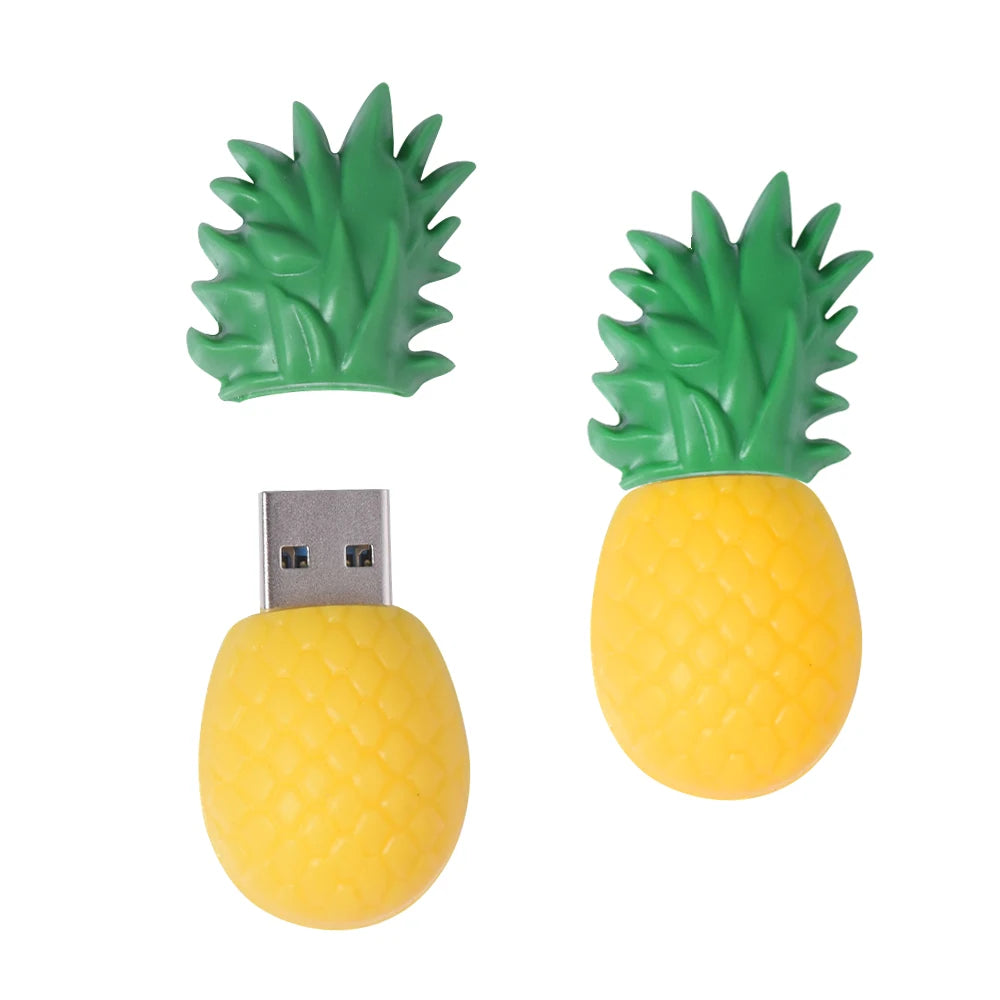 Cute Cartoon USB Flash Drive 16–128GB | Chili &amp; Pineapple Design USB Flash Drive PRIMED