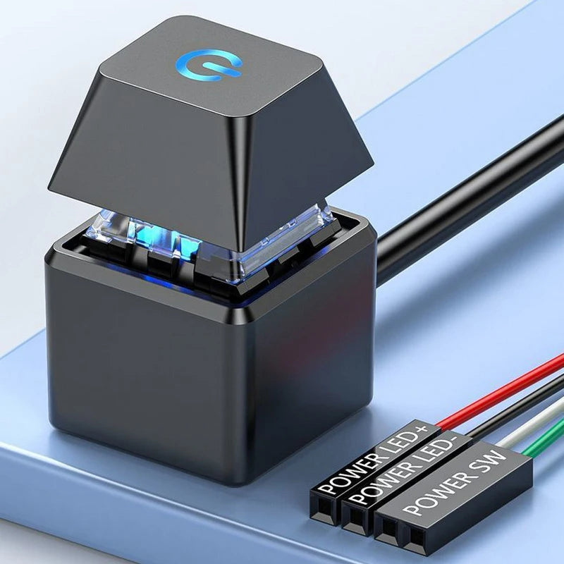 1.8m External PC Power Button Extension Cable | Desktop Switch