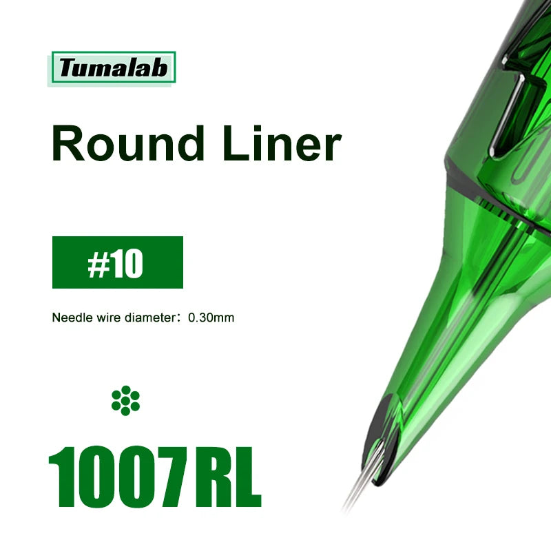 TUMAlab Cartridge Tattoo Needles 20Pcs – Liners & Shaders