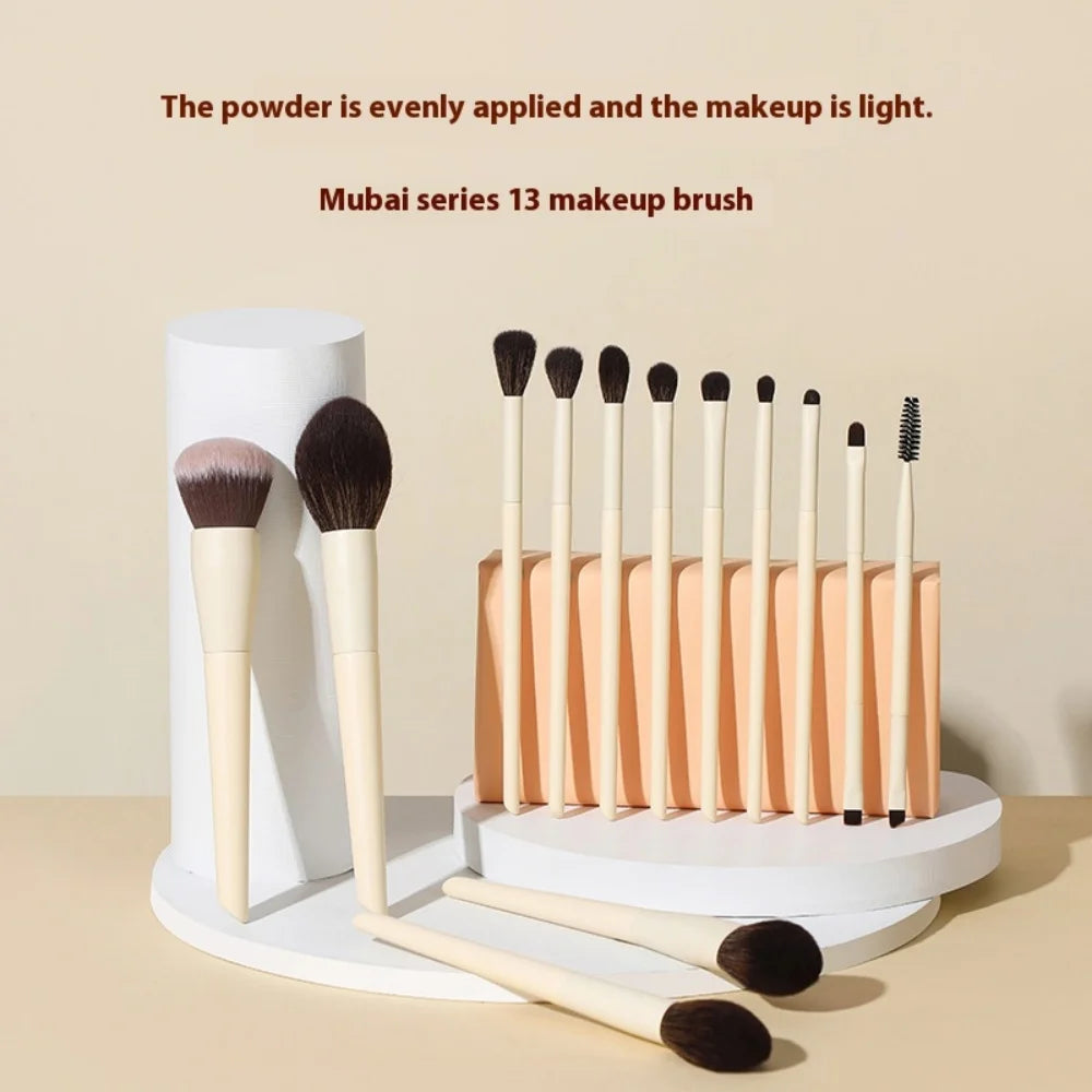13-Piece Synthetic Makeup Brush Set – Full Face Kit