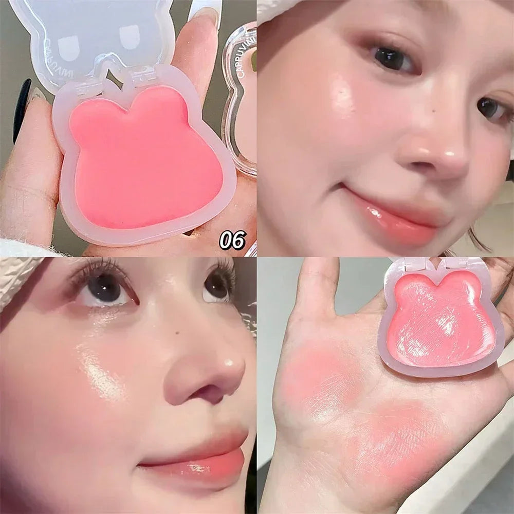 Watery Highlighter Blush Cream – Hydrating Cheek Glow