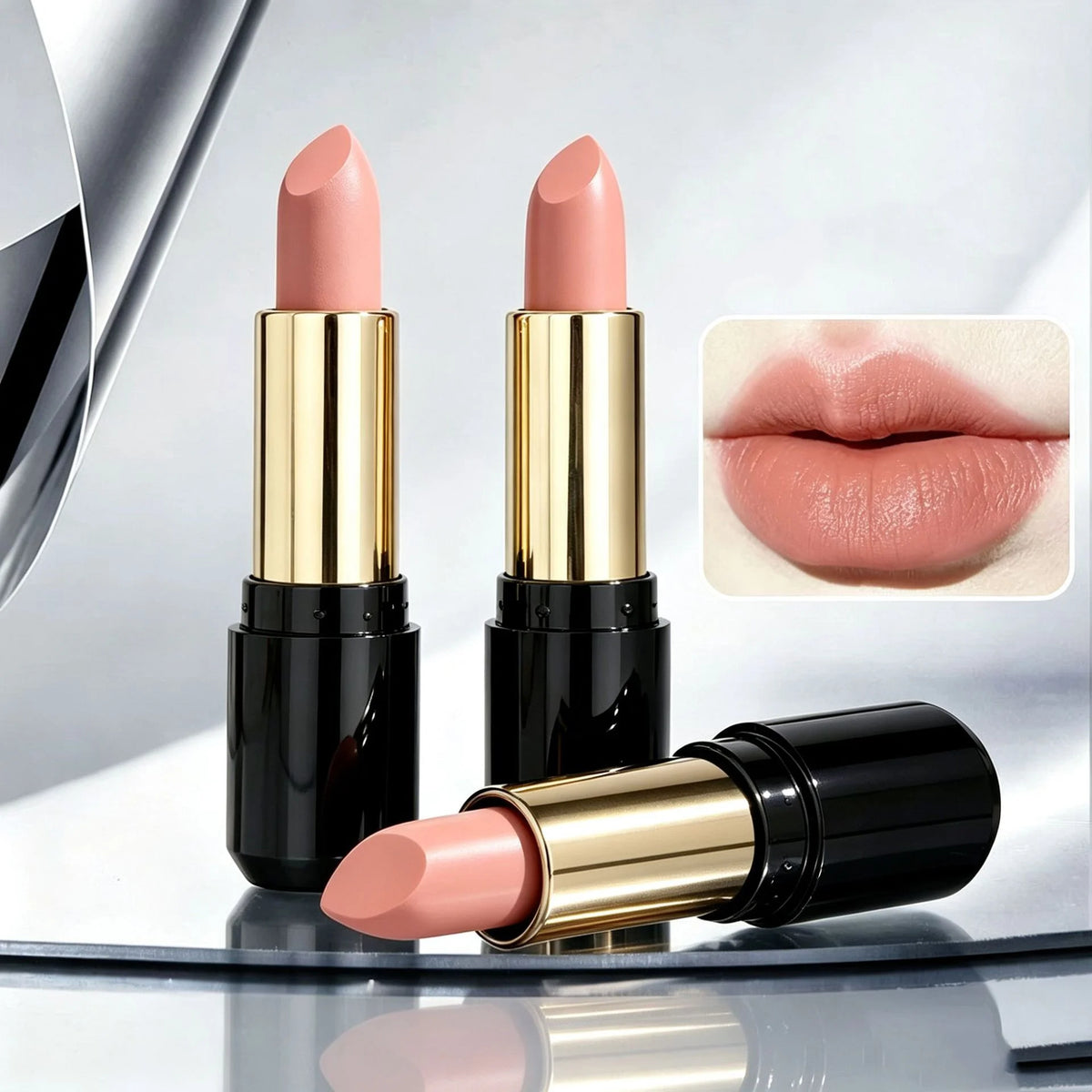 Cinnamon Nude Matte Lipstick – Moisturizing Velvet Finish Matte Lipstick PRIMED